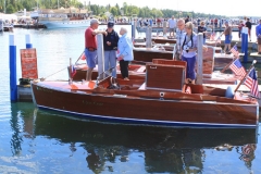 “Little Leenie” winner Best Runabout 17-18’ 1930 17’ Chris Craft, Jud & Marie McKinley South Haven, Michigan