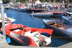 “Shark” winner Best Fiberglass a 1958 15’ 60 hp Hiawatha powered Barnes from Lake Bloomington. Illinois Bill & Nancy Anderson