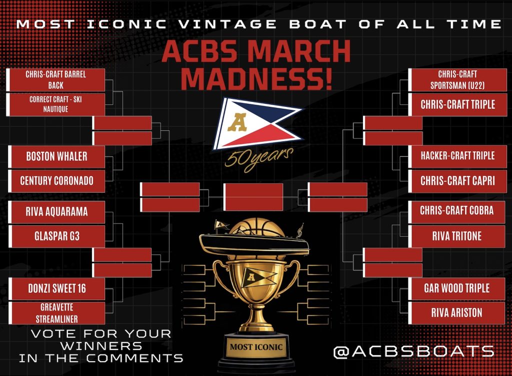 ACBS March Madness: Most Iconic Vintage Boat of All Time