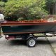 1960 Thompson SeaCoaster vintage wooden boat